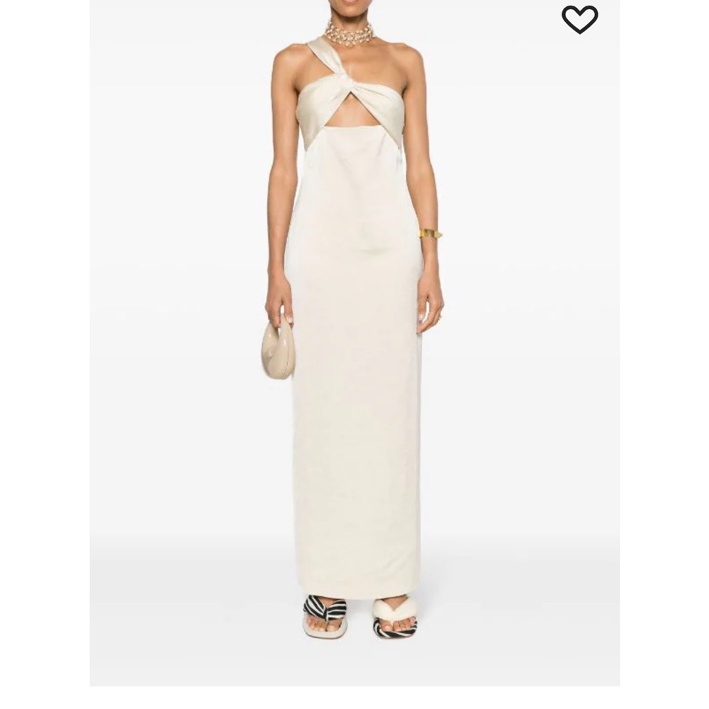 NWT Nanushka Off-White Twist One-Shoulder Top